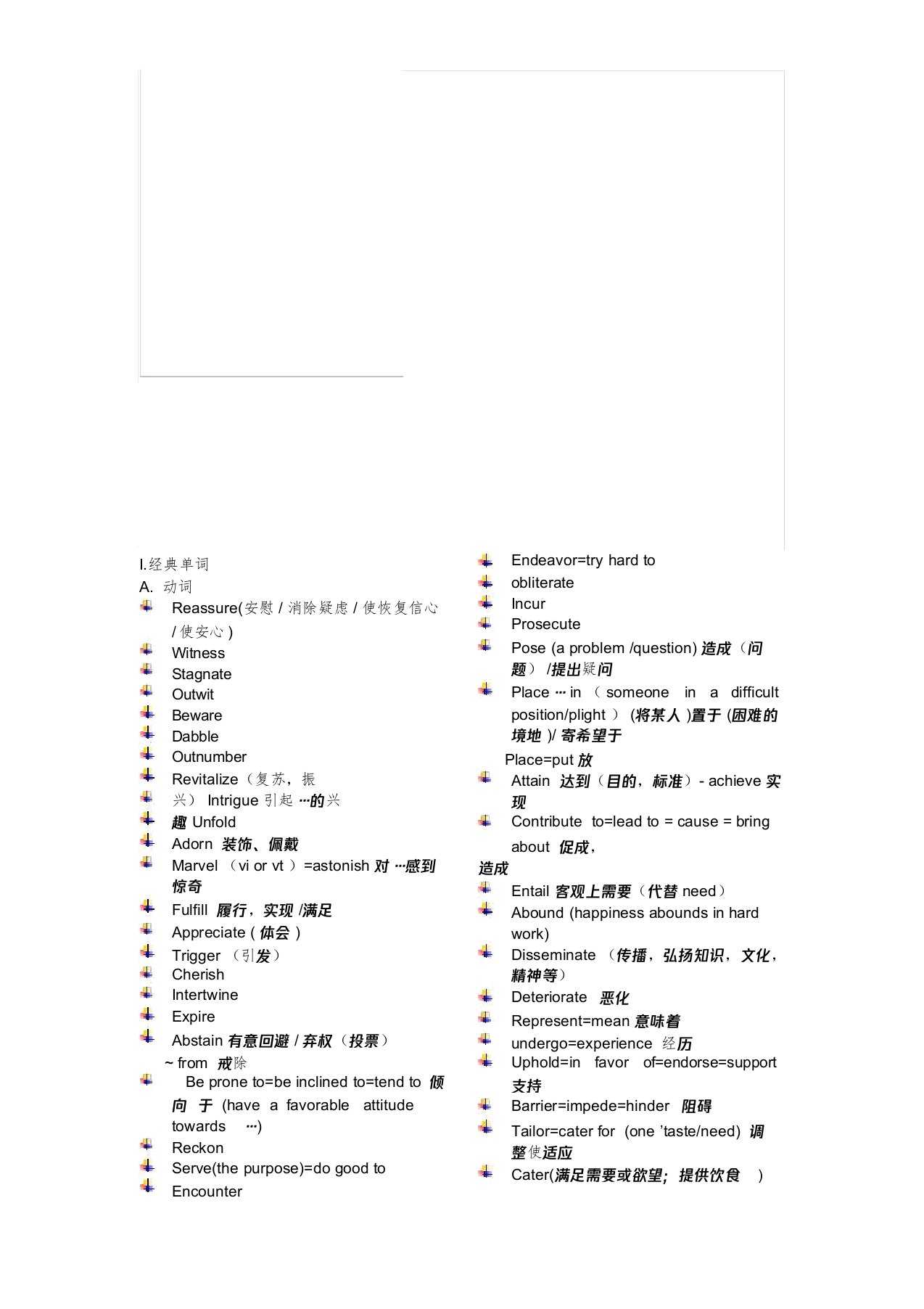 雅思经典词汇以与替换词