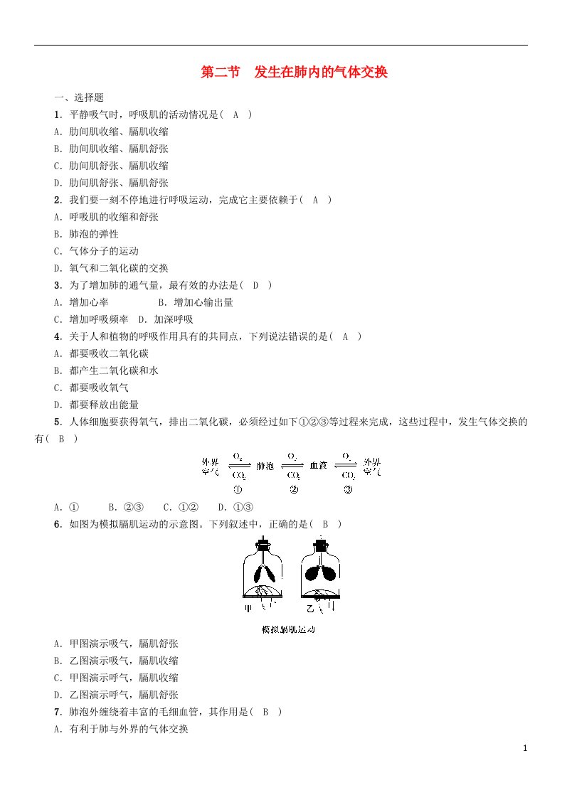 中考生物总复习