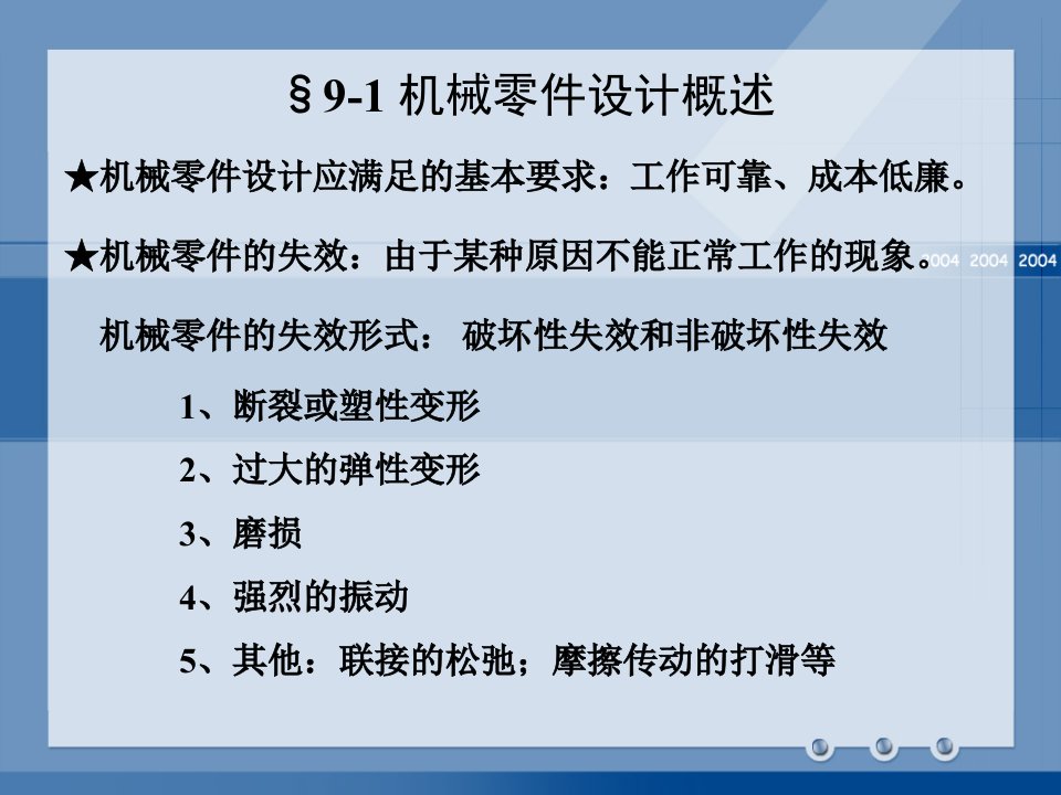 机械零件设计概论PPT21页