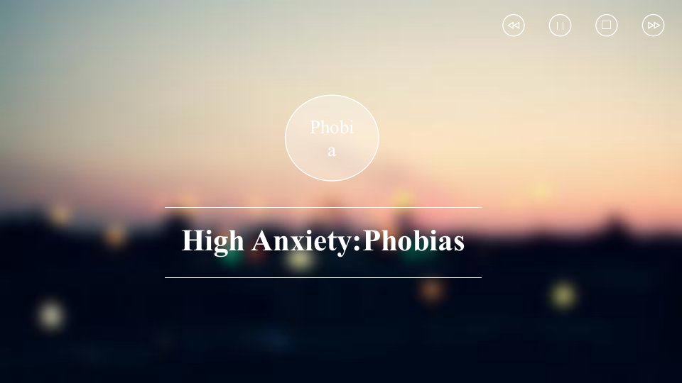 Phobias-恐惧