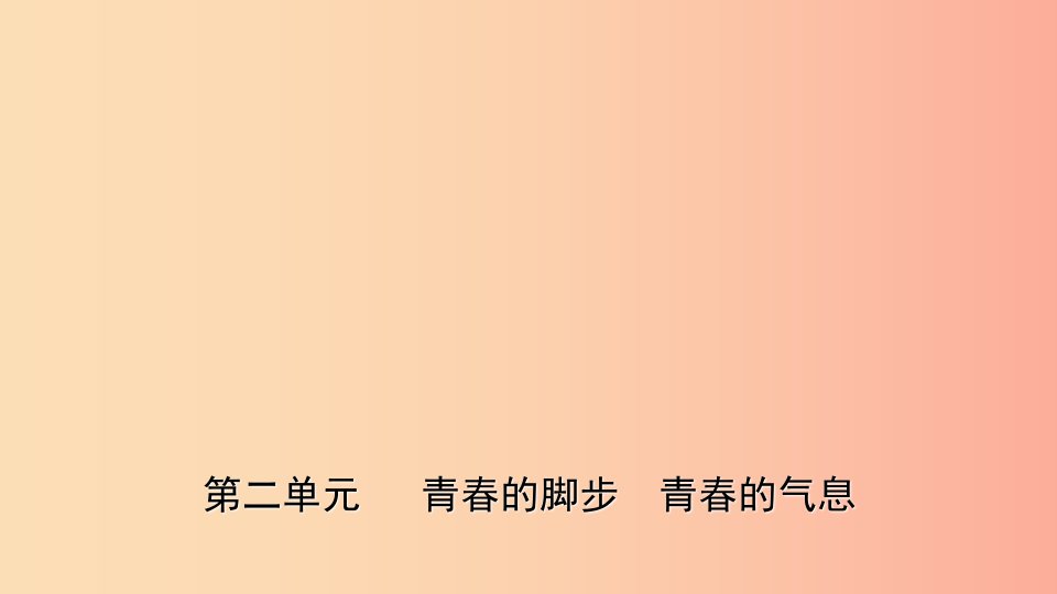 山东省东营市2019年中考道德与法治总复习