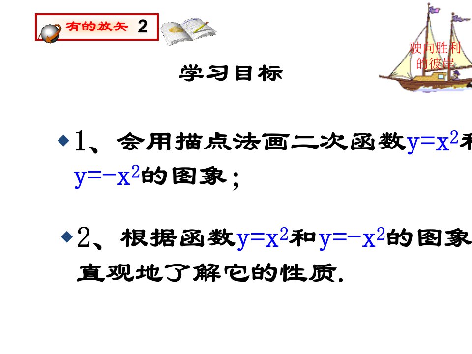 沪科版九年级数学上212二次函数的图象和性质第1课时课件ppt