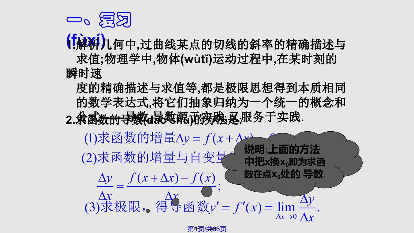 数学导数的计算几种常见导数新人教A选修实用教案