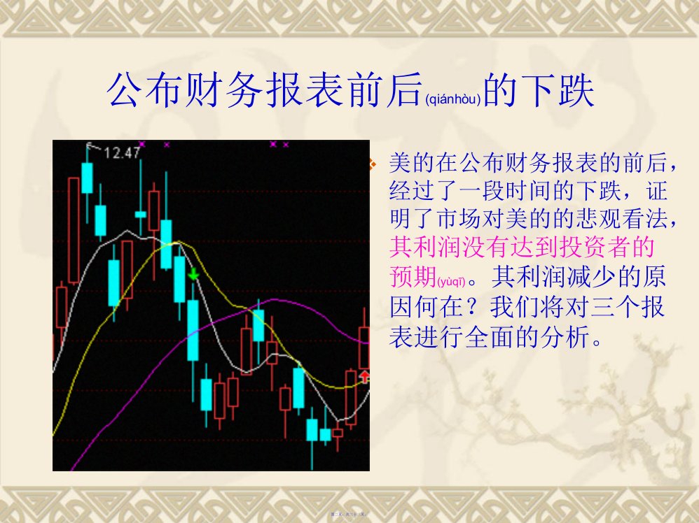 揭露美的财务报表后的秘密33页PPT