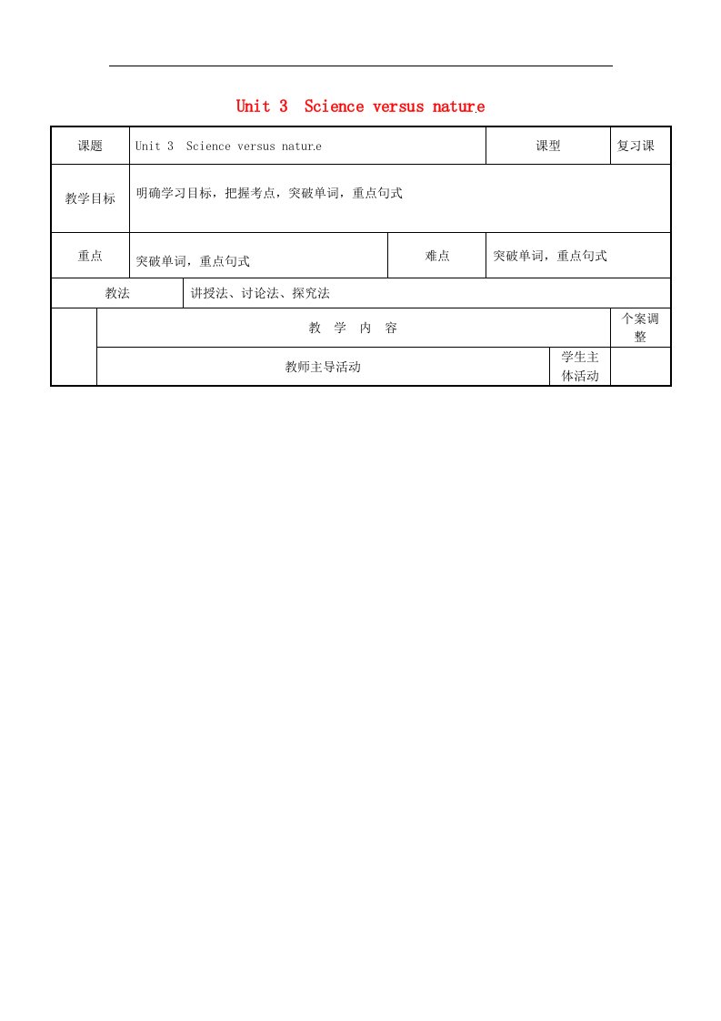 牛津译林版高中英语必修五Unit