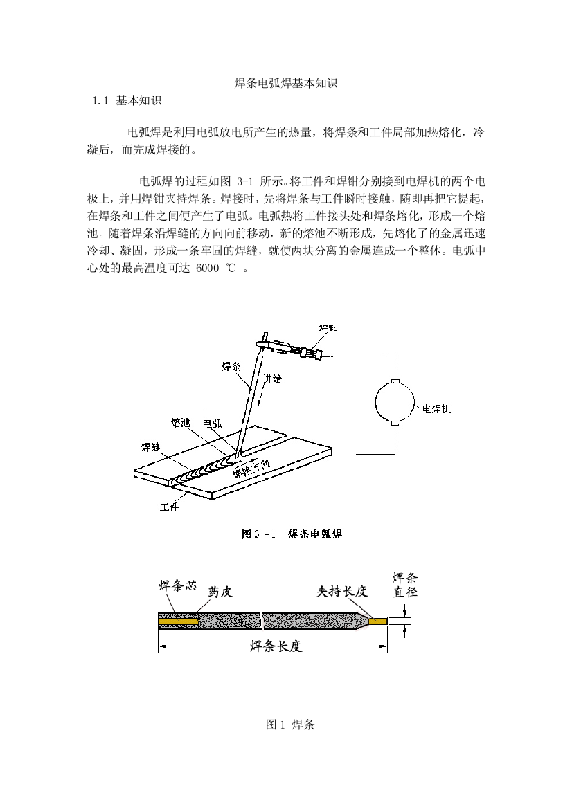 焊条电弧焊基本知识