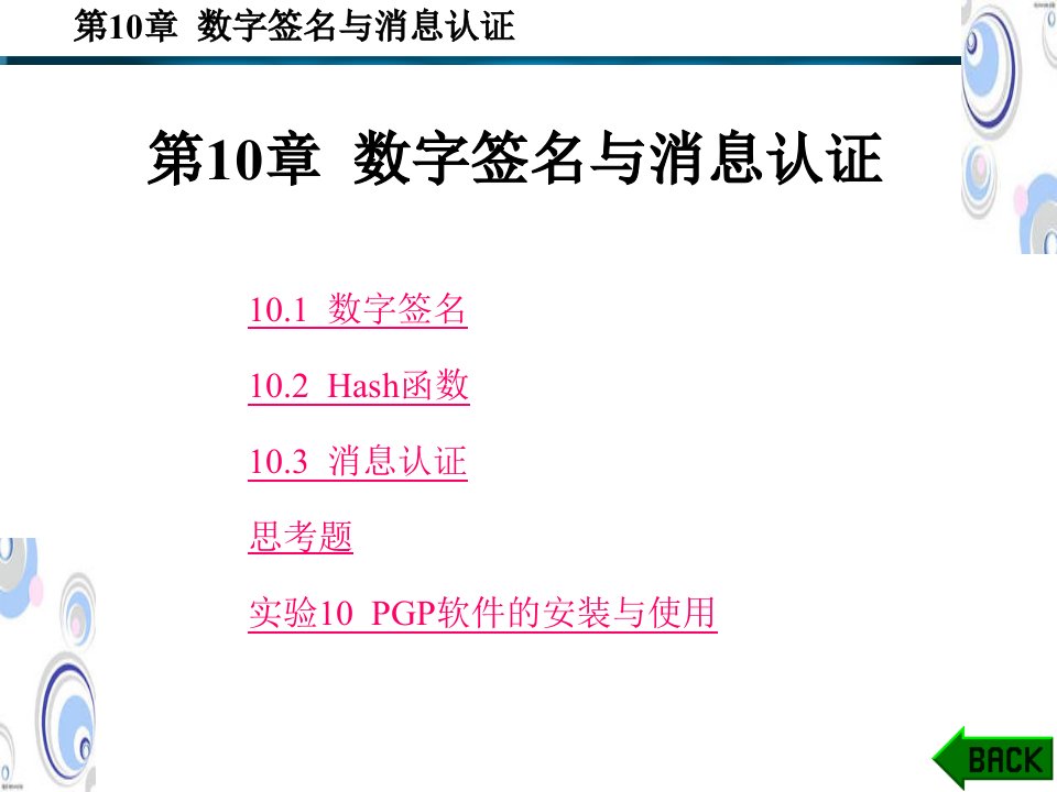 数字签名与消息认证