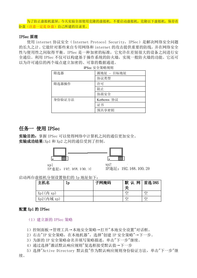 通信行业-使用IPSec保护网络通信