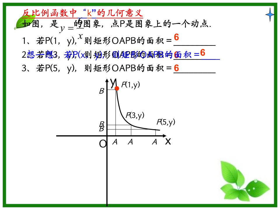 反比例函数K的几何意义ppt课件