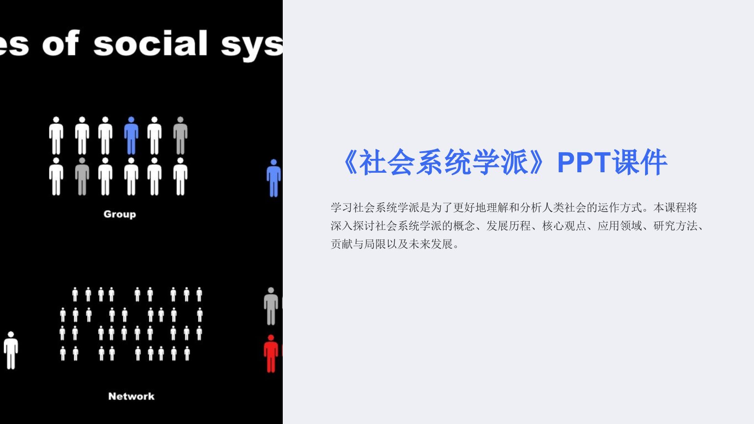 《社会系统学派》课件