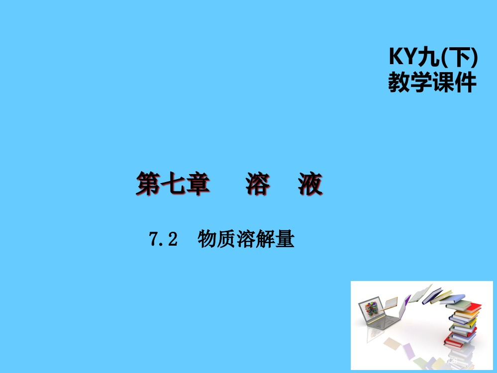 九年级化学下册第七章溶液7.2物质溶解的量省公开课一等奖新名师优质课获奖PPT课件