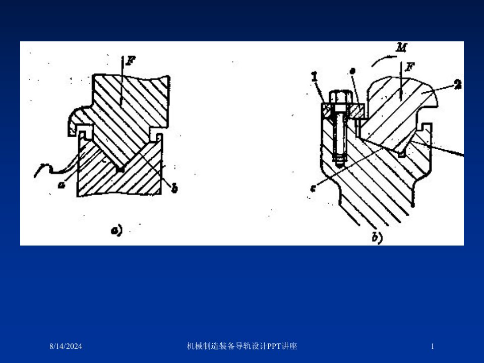 2021年度机械制造装备导轨设计PPT讲座讲义