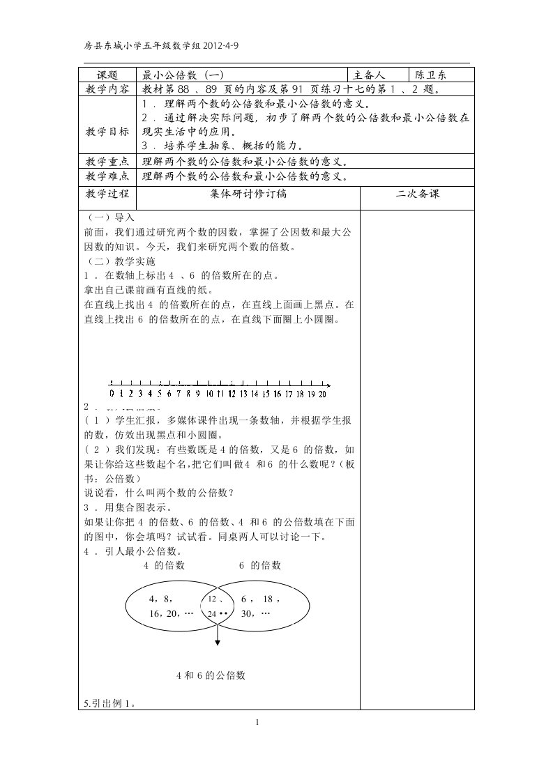 通分集体备课(P88-96)