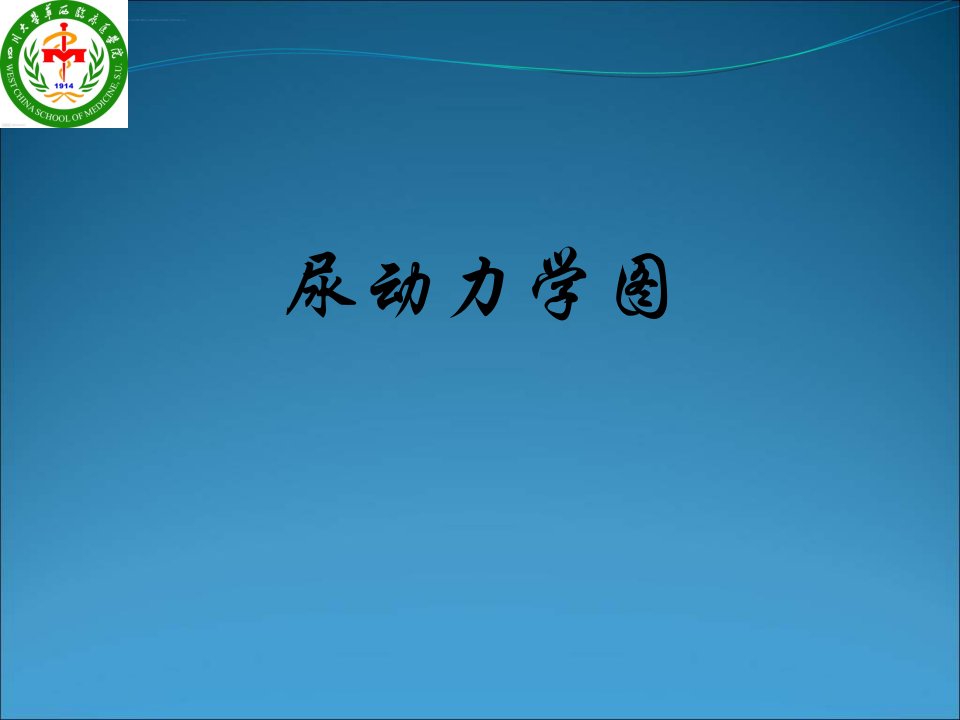 四川大学华西医院尿动力学课件