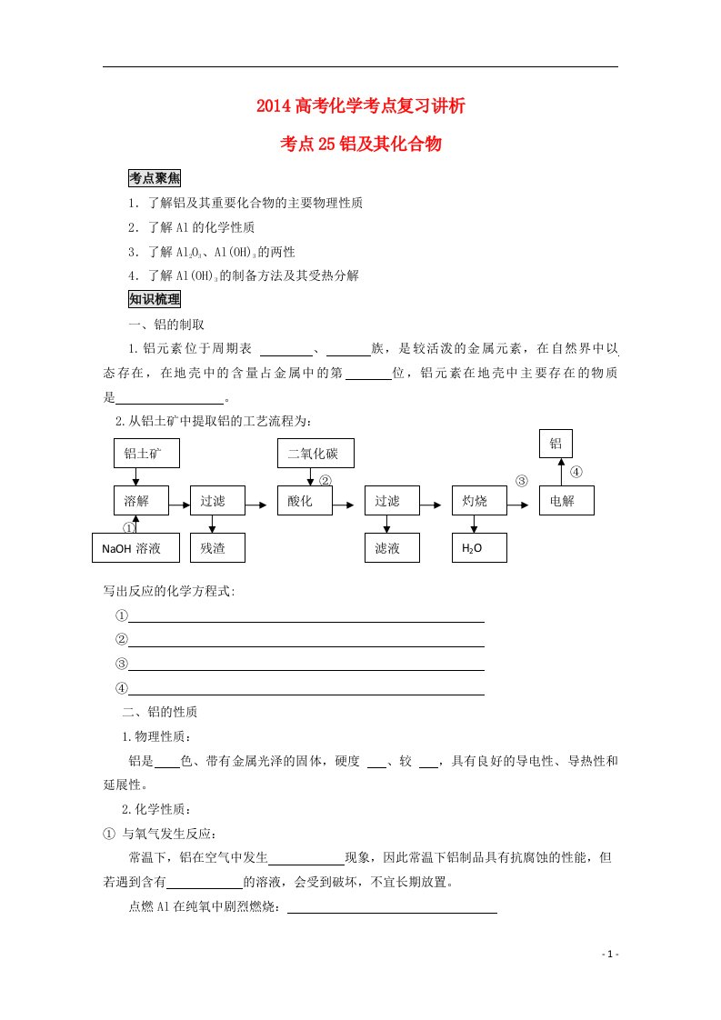 高考化学