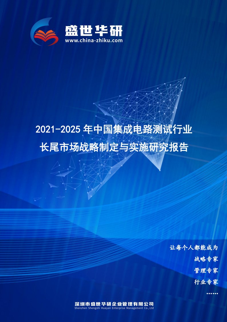 2021-2025年中国集成电路测试行业长尾市场战略制定与实施研究报告