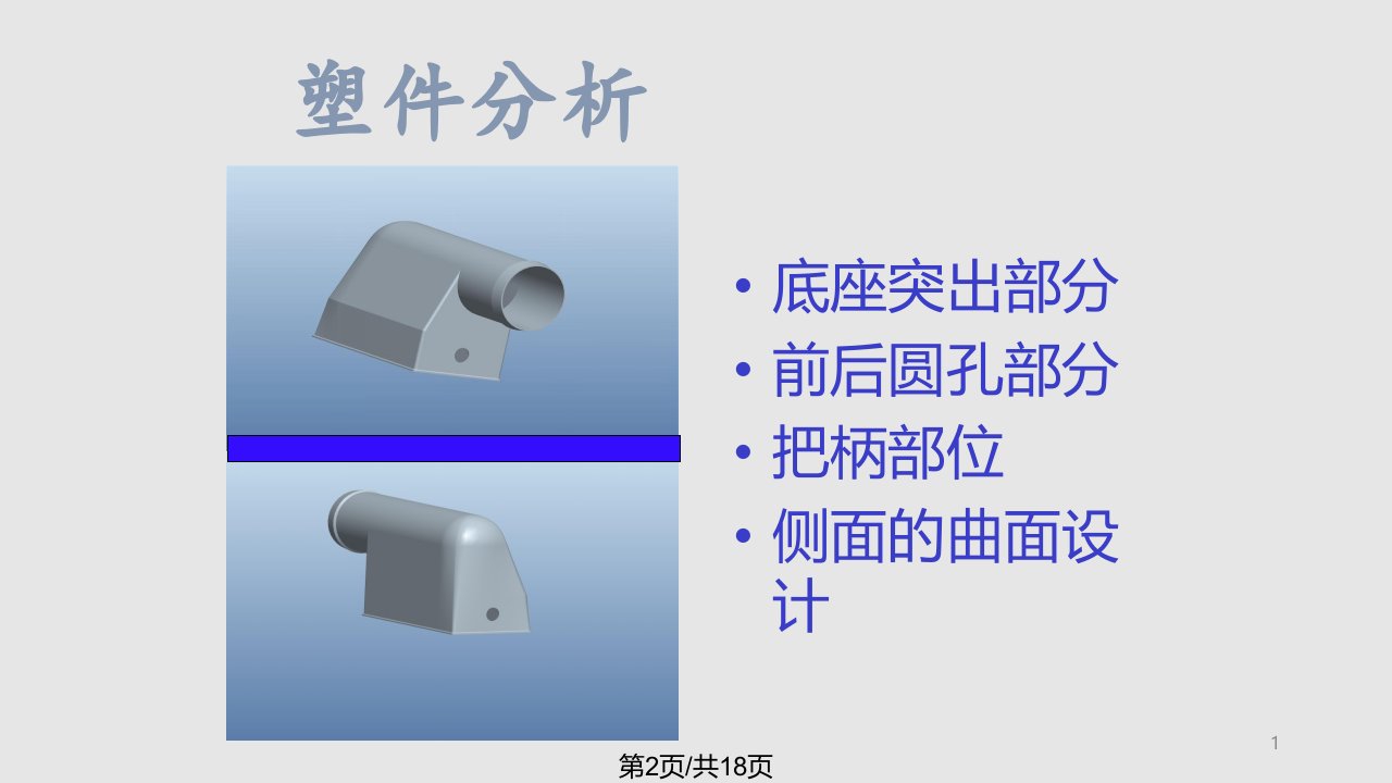 注塑模具设计毕业答辩前介绍部分