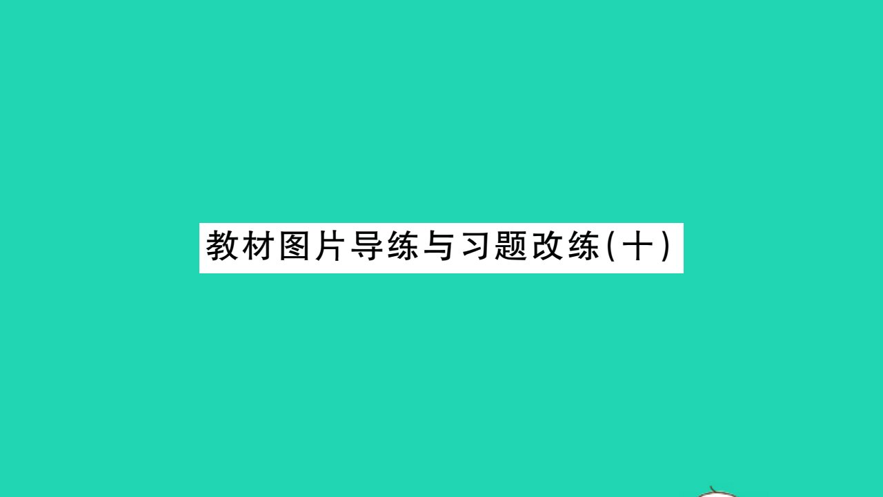 2021九年级物理全册第二十二章能源与可持续发展教材图片导练与习题改练十习题课件新版新人教版