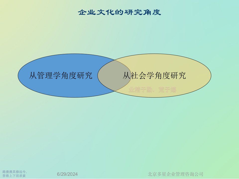 企业文化管理咨询项目建议课件