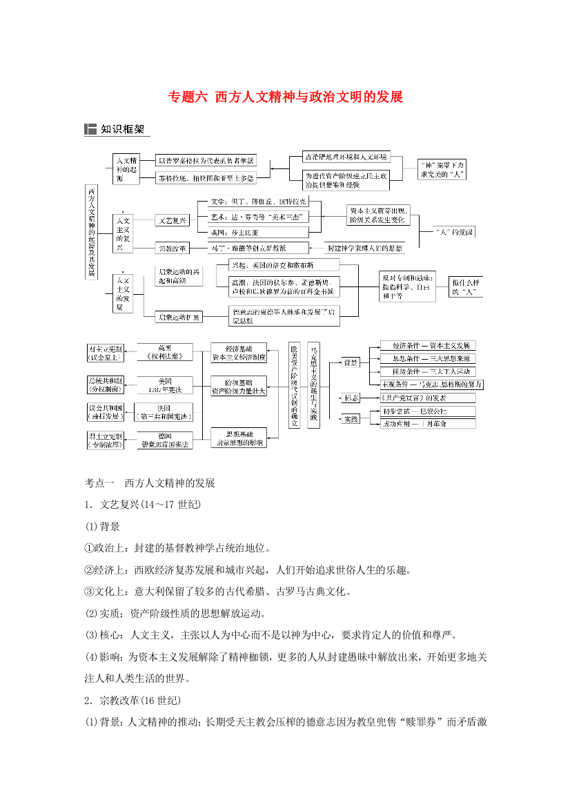 （通用版）高考历史二轮复习与增分策略