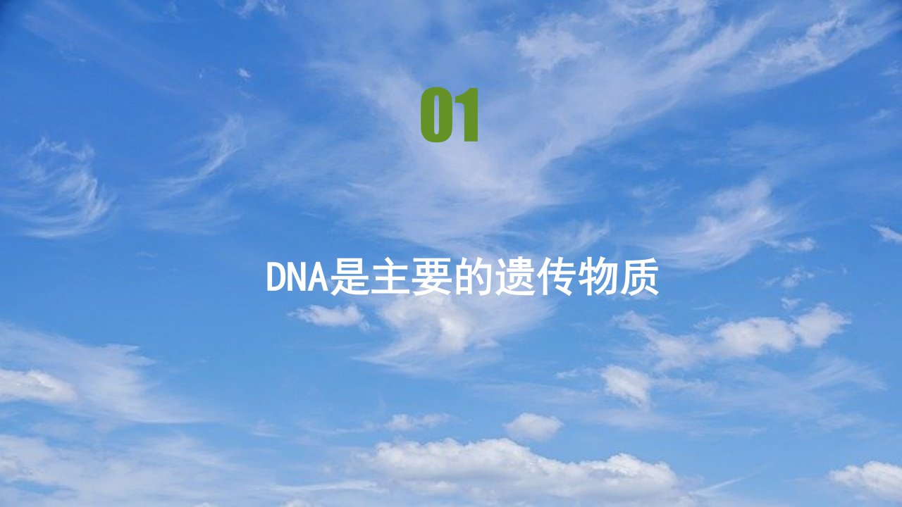 2021学年新教材高中生物第3章基因的本质第1节DNA是主要的遗传物质课件新人教版必修