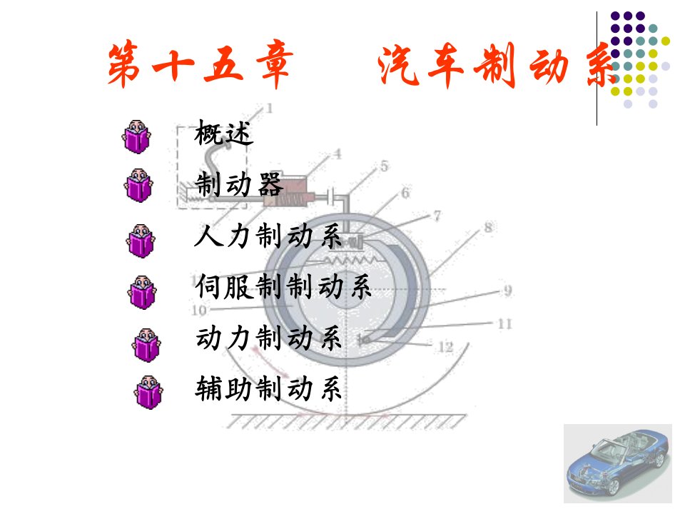 教学课件PPT汽车构造制动系