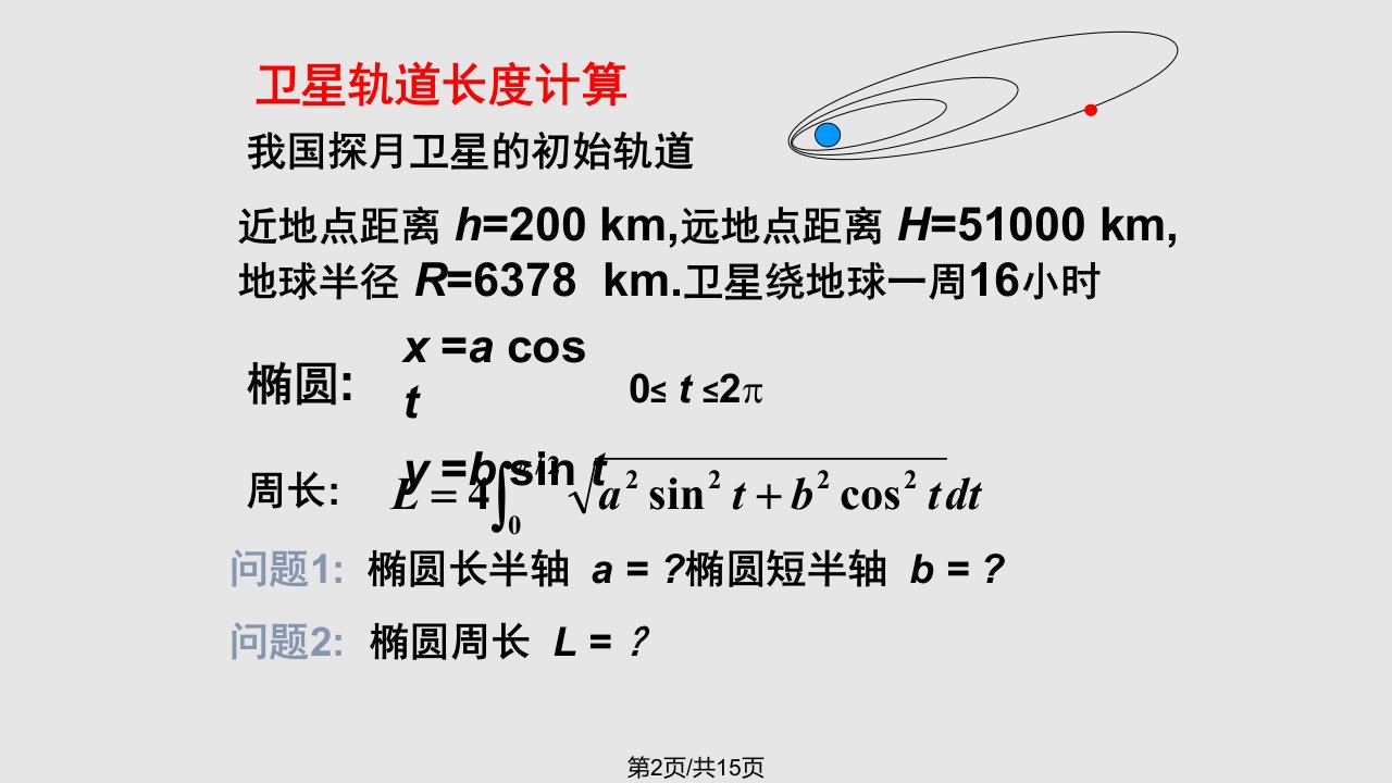 探月卫星速数学实验