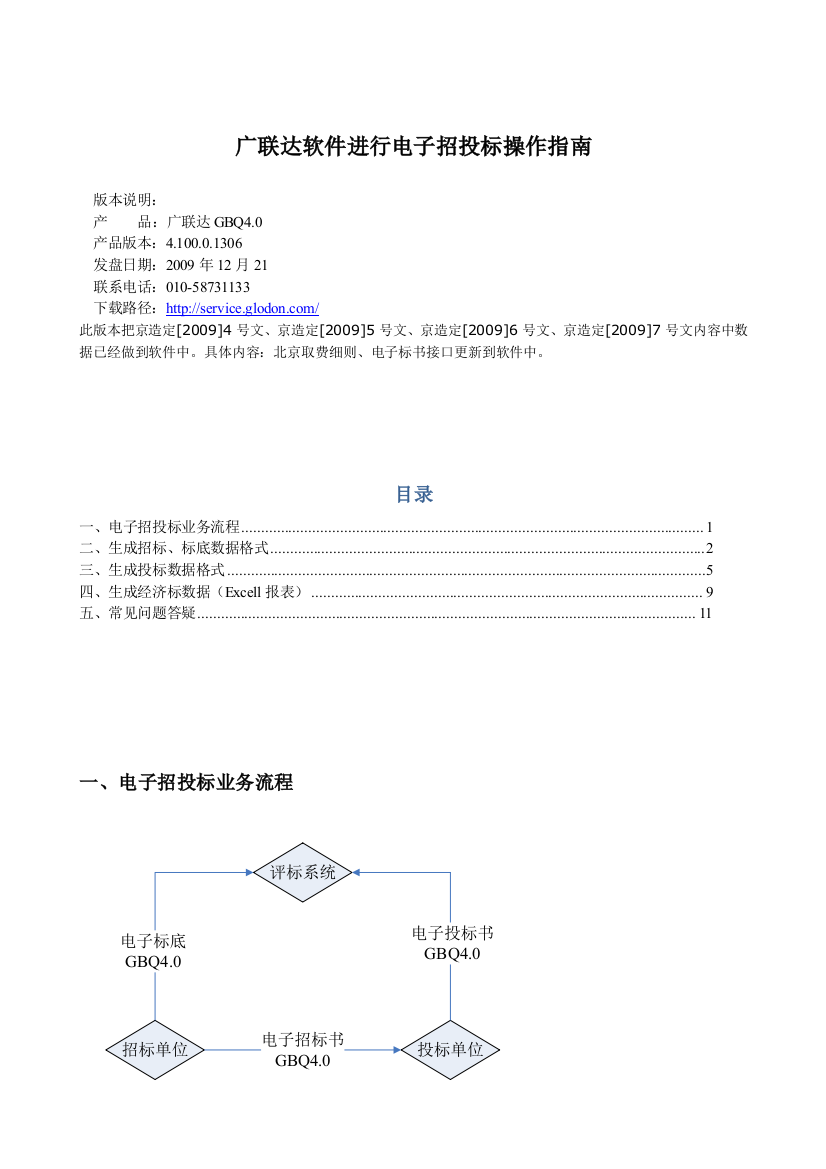 广联达软件进行电子招投标操作指南