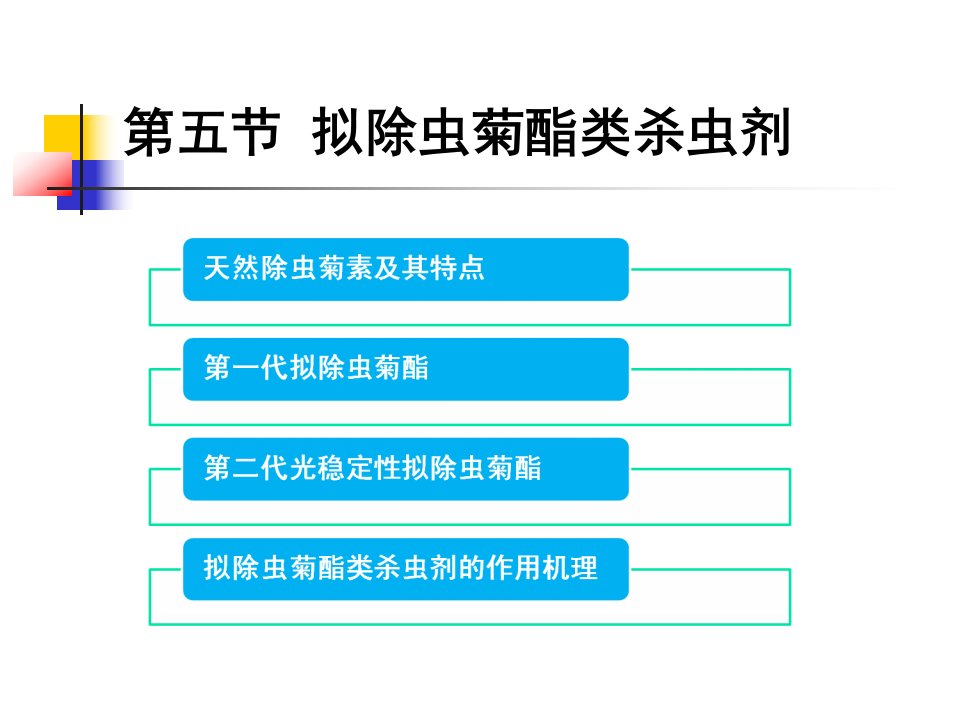 拟除虫菊酯类杀虫剂课件