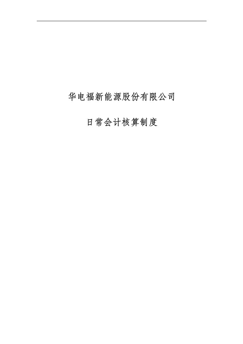 20100828新能源公司日常会计核算制度带批注