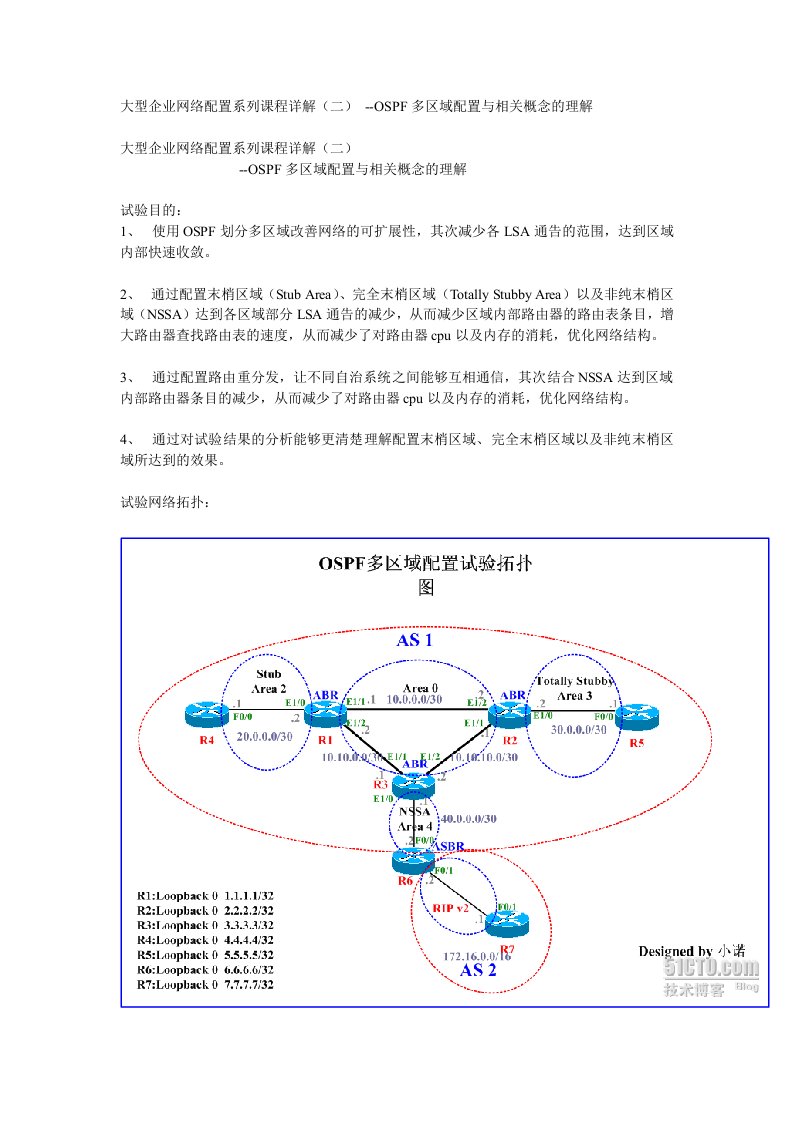 大型企业网络配置系列课程详解(二)