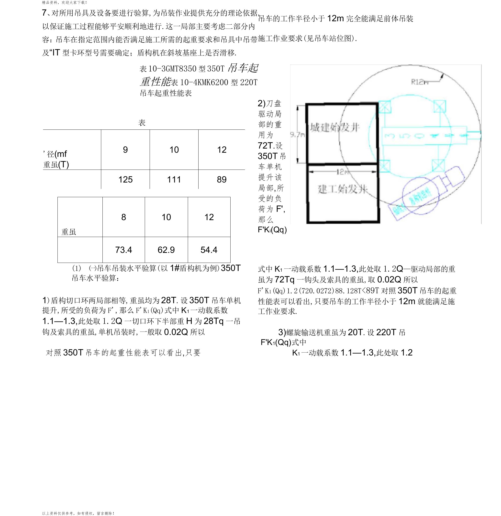 吊车地基承载力验算