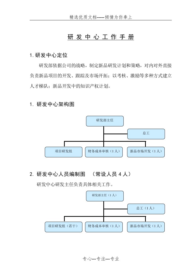 研发部工作手册(共14页)