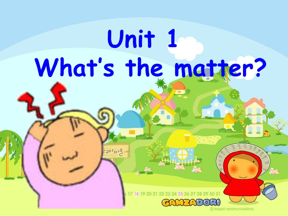 Unit1Whatsthematter