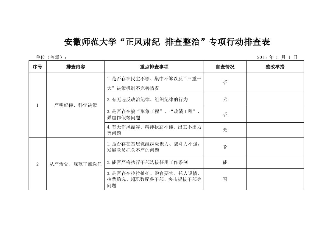 安徽师范大学“正风肃纪