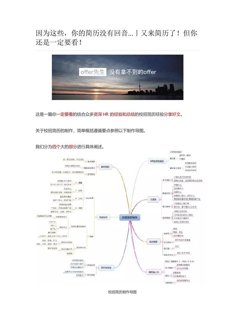 怎样写出最打动HR的简历