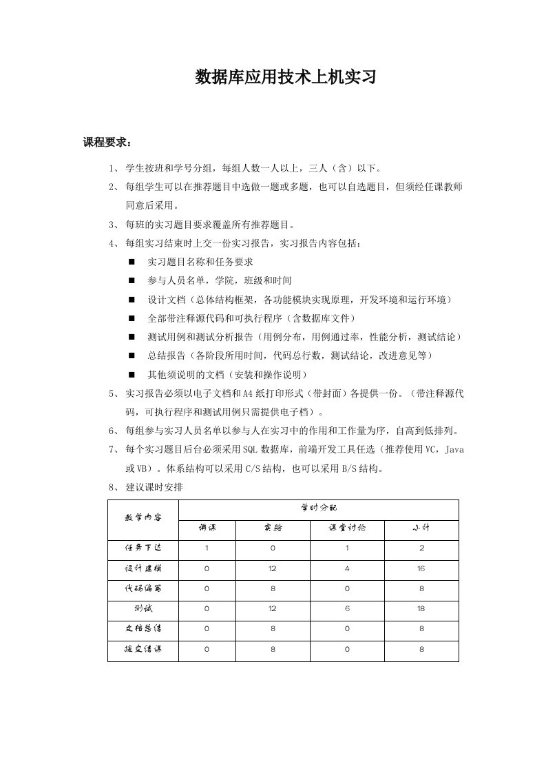 数据库集中实践