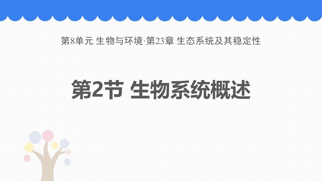 北师大版八年级下册生物《1生态系统概述》课件