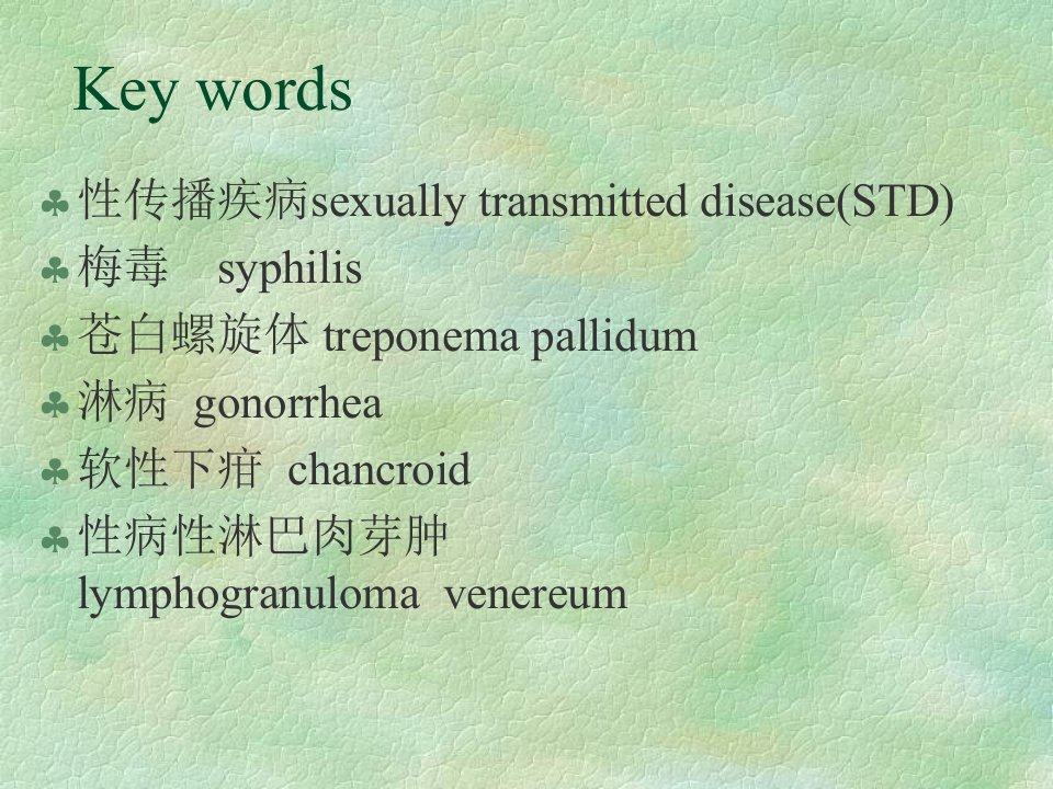 医学专题梅毒淋病详解