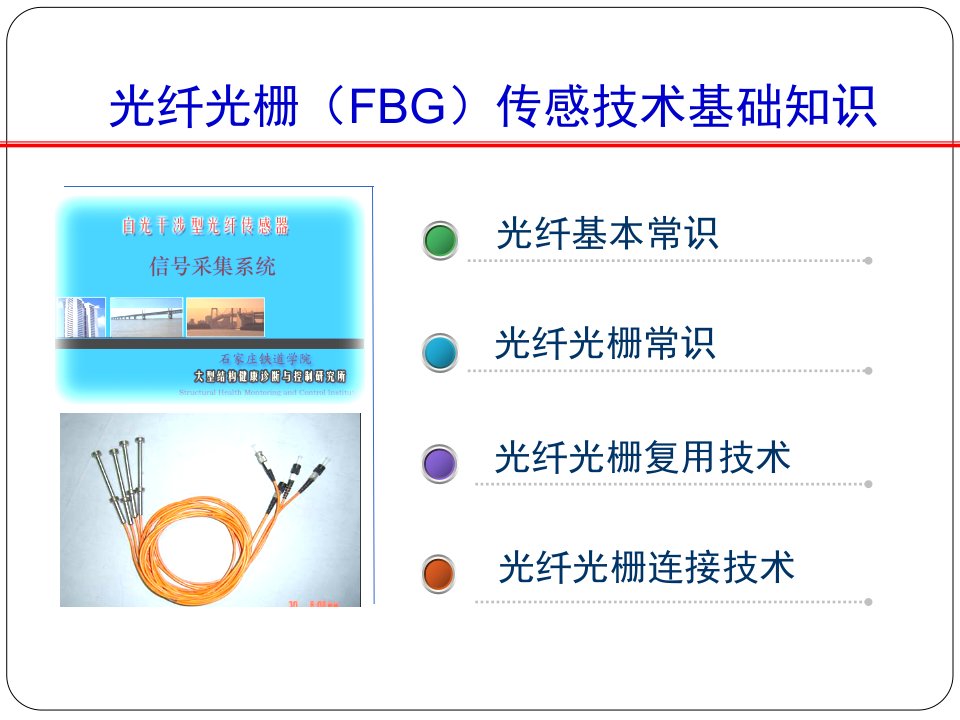 光纤光栅传感器技术基础知识ppt课件