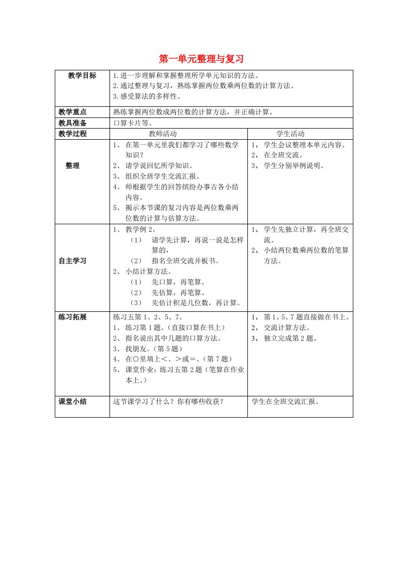 2019春三年级数学下册