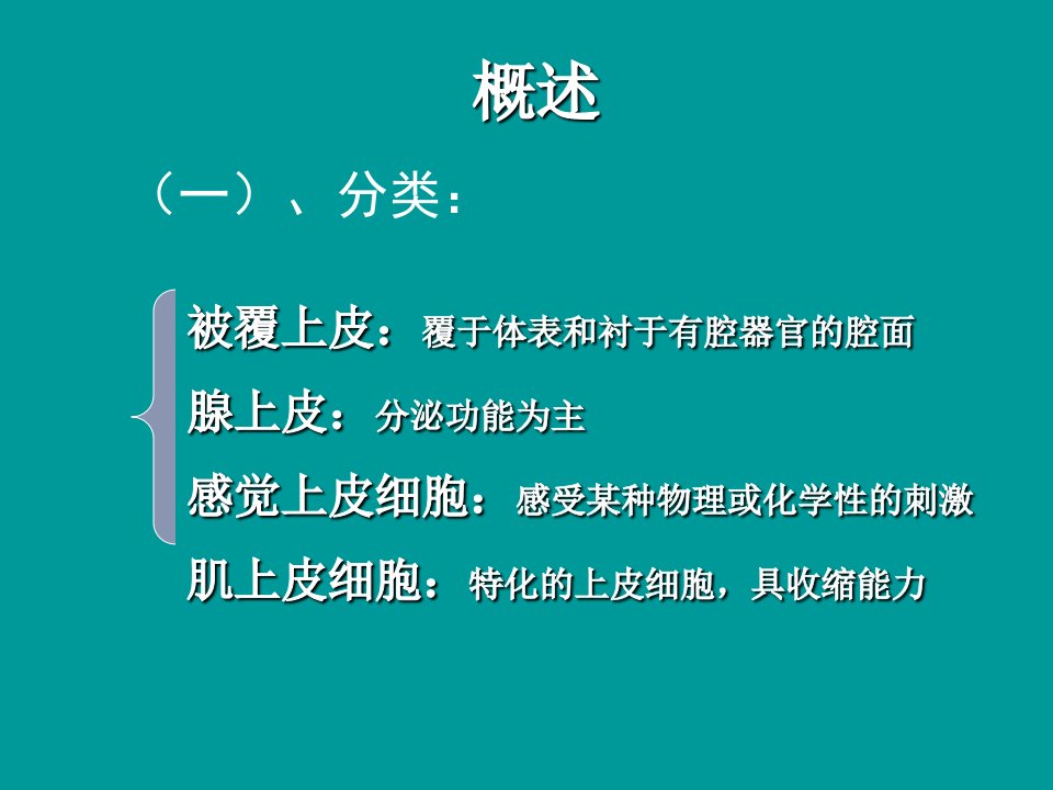 组织学,上皮组织课件