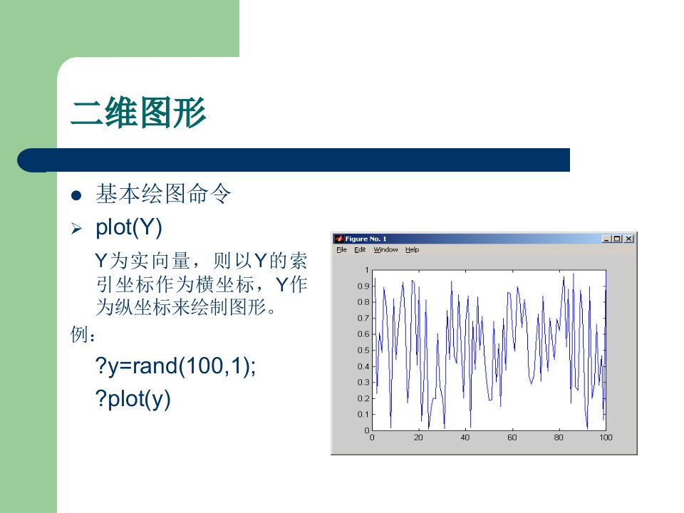 第三讲MATLAB的图形功能