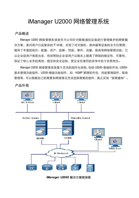 产品管理-iManager