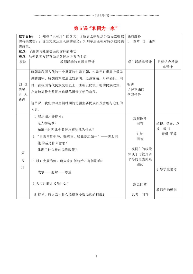 江苏省常州市新北区魏村中学初中七年级历史下册