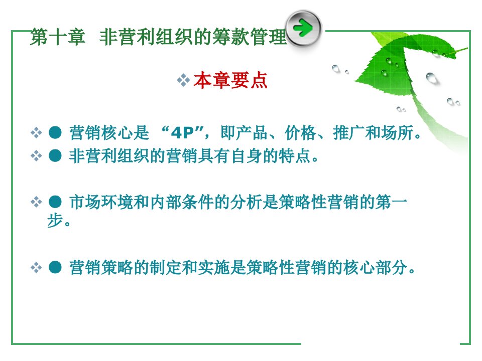 第十章非营利组织的营销管理.ppt