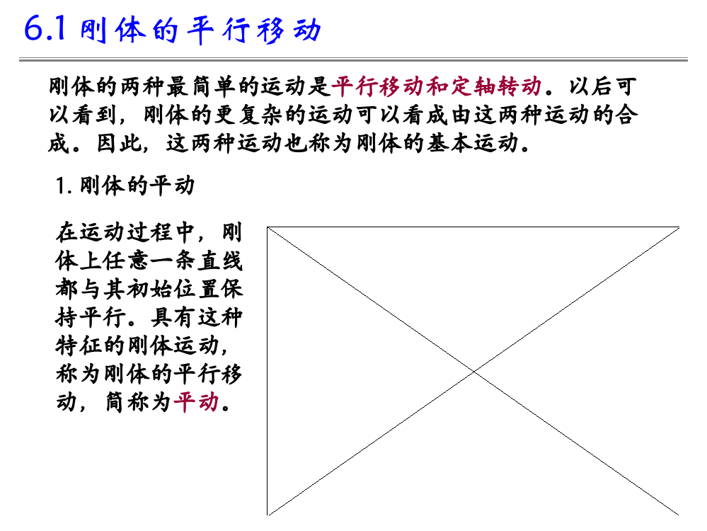 理论力学6刚体的基本运动