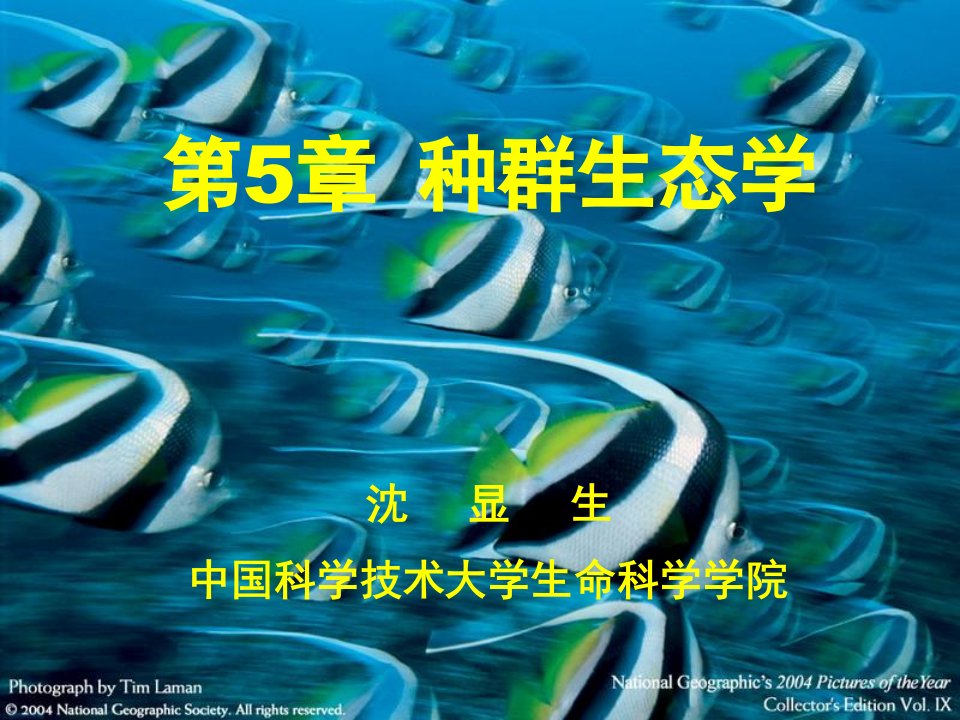 生态学课件第5章种群