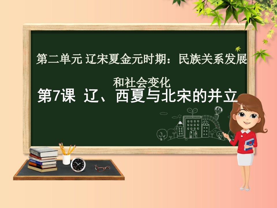 七年级历史下册第二单元辽宋夏金元时期：民族关系发展和社会变化第7课辽西夏与北宋的并立课件新人教版