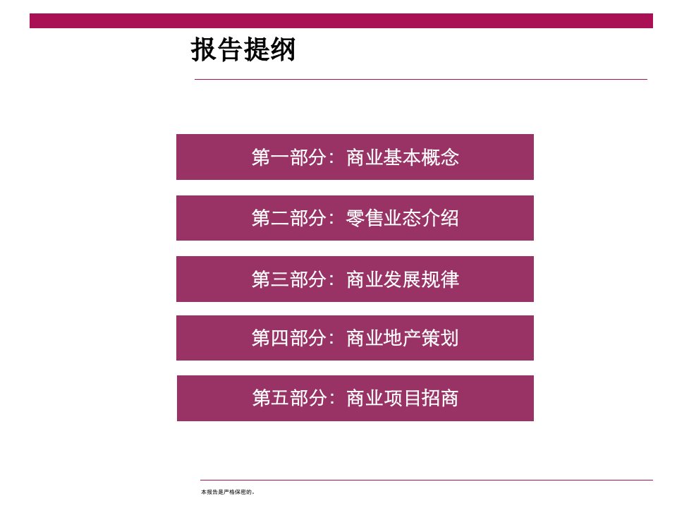 新商业地产招商培训